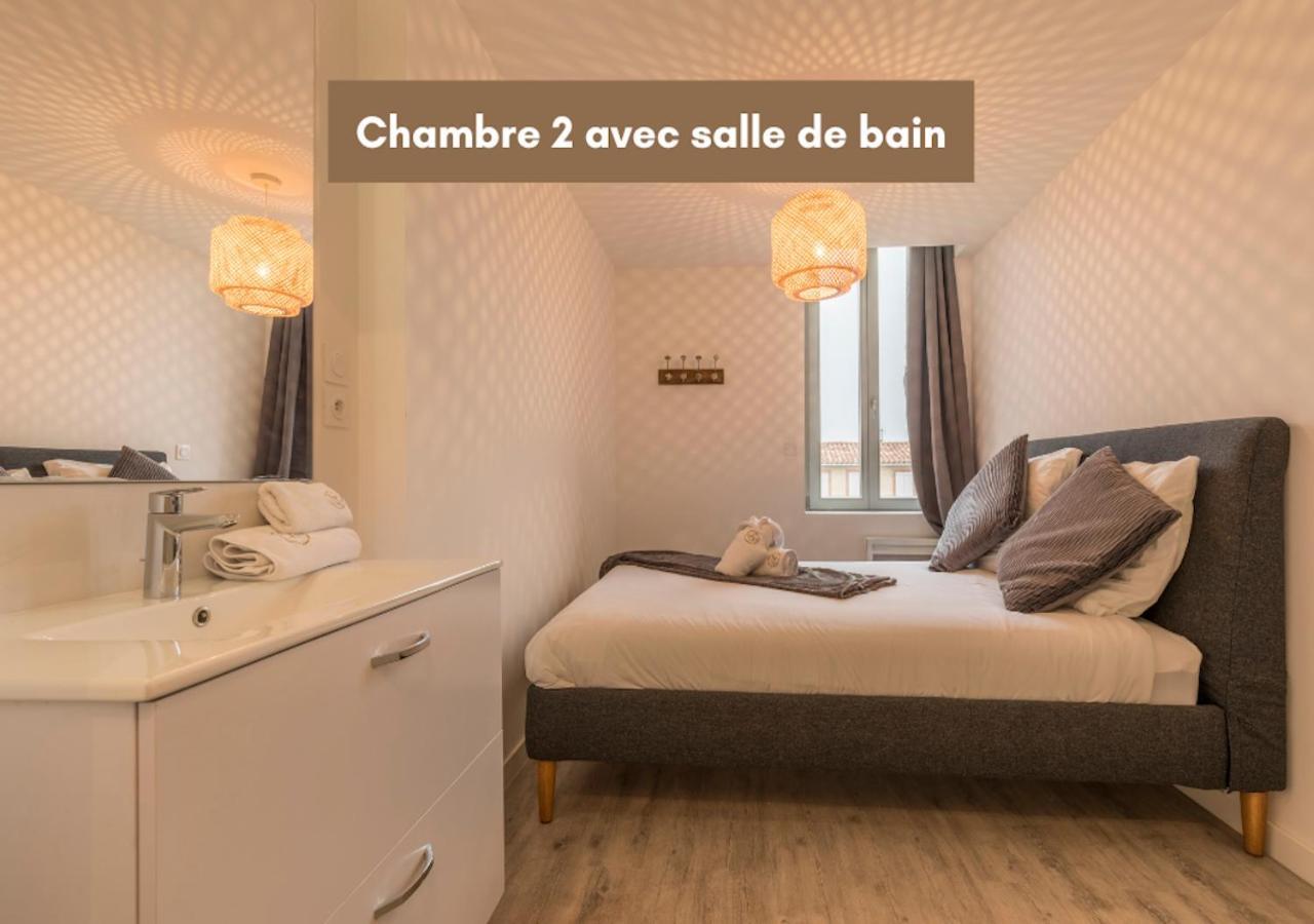 Atypique - 2 Chambres Avec Salles De Bains, Cuisine Equipee, Parking Gratuit 카스넬사라생 외부 사진